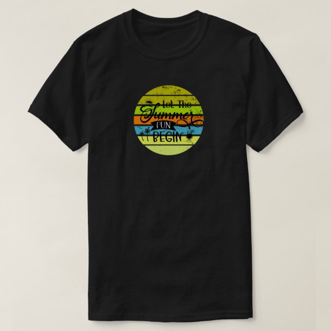 Camiseta T-Shirt de Verão (Frente do Design)