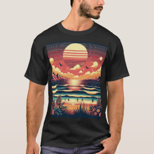 Camiseta T-shirt de Verão e mar