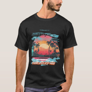 Camiseta t-shirt de verão em hawai