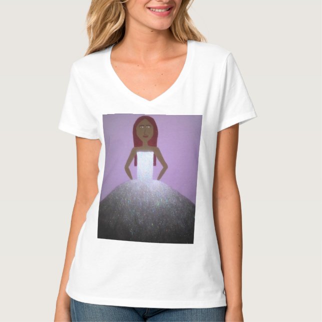Camiseta T-Shirt De Vestido Da Literatura (Frente)
