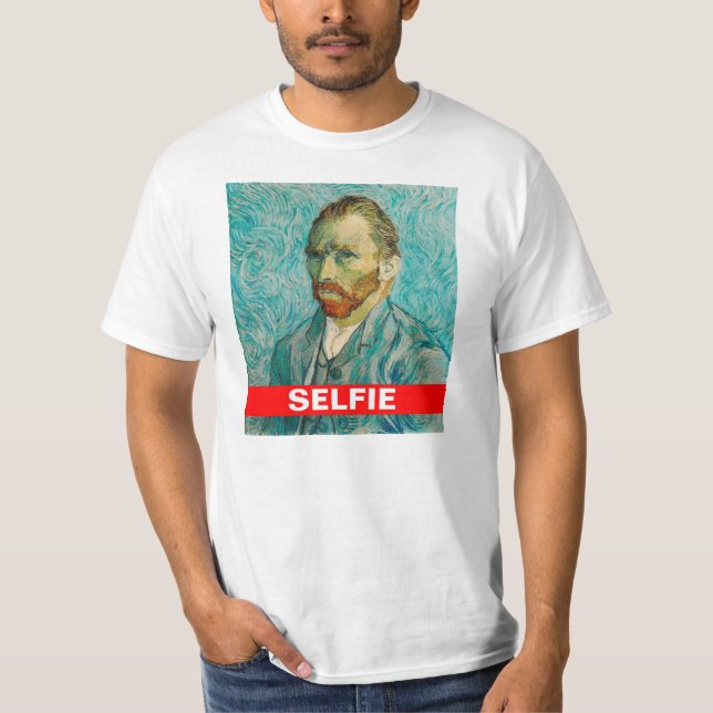 Camiseta T-shirt de Vincent van Gogh Selfie (Frente)