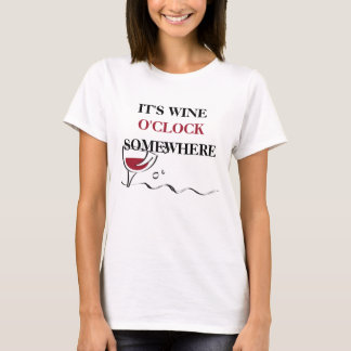Camiseta T-Shirt de Vinho Divertido