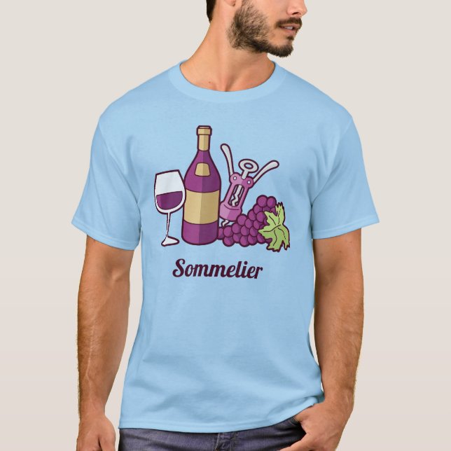 Camiseta T-Shirt de Vinho Vermelho (Frente)