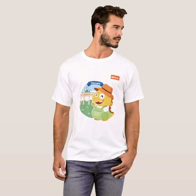 Camiseta T-shirt de VIPKID Alemanha (Frente Completa)