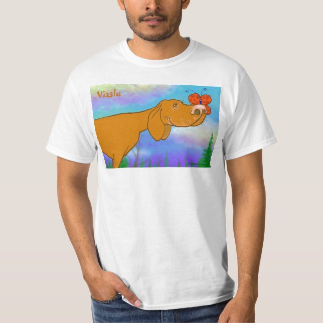 Camiseta T-shirt de Vizsla 001 (Frente)
