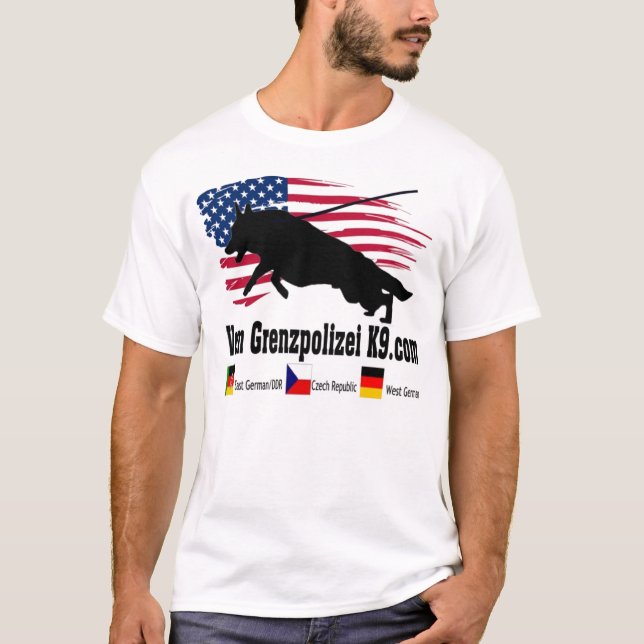 Camiseta t-shirt de VomGrenzpolizeiK9.com (Frente)
