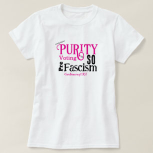 Camiseta T-Shirt de Votação em Pureza