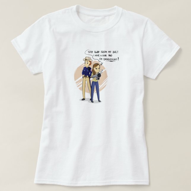 Camiseta T-shirt de Wayhaught (Frente do Design)