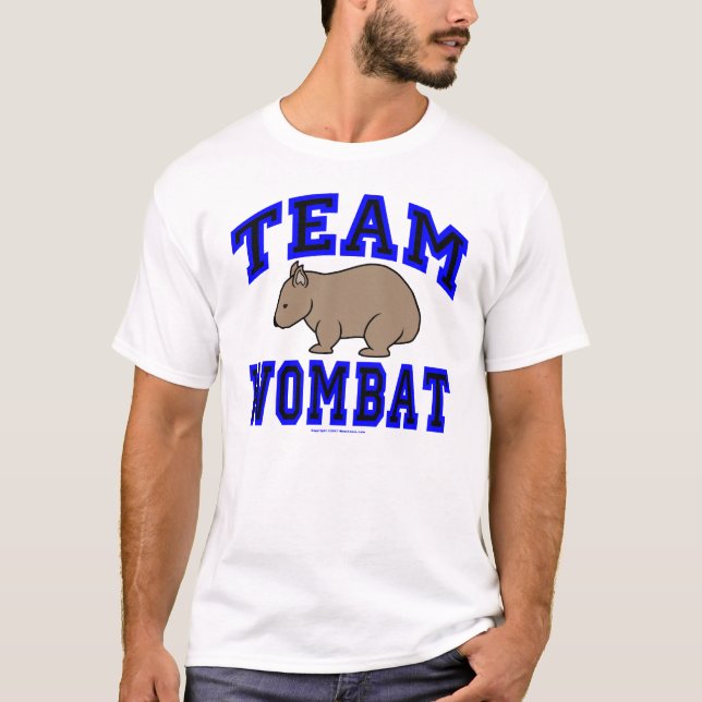 Camiseta T-shirt de Wombat IV da equipe (Frente)