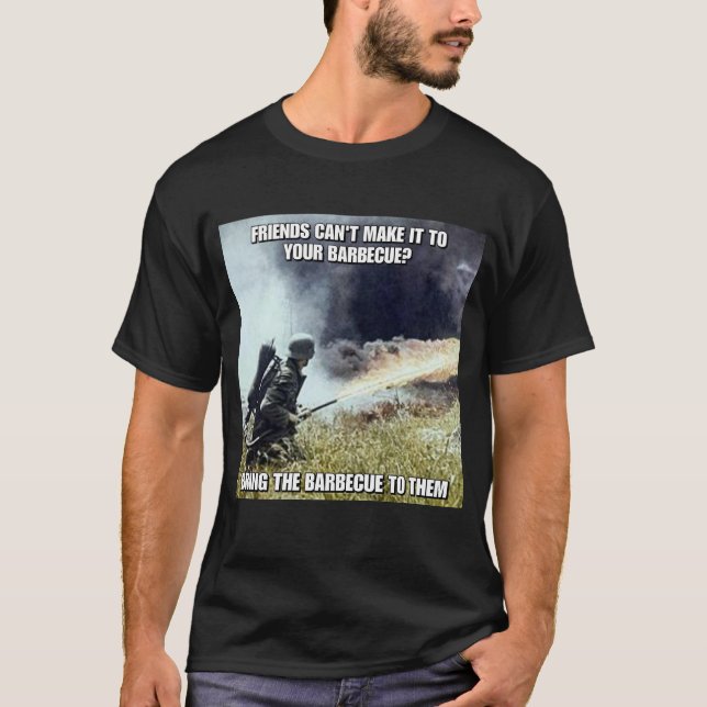 Camiseta T-shirt de WW2 Flammenwerfer (Frente)