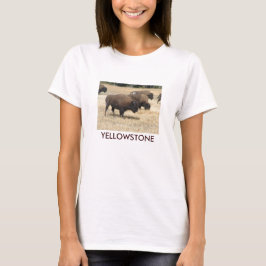 Camiseta T-shirt de Yellowstone do búfalo