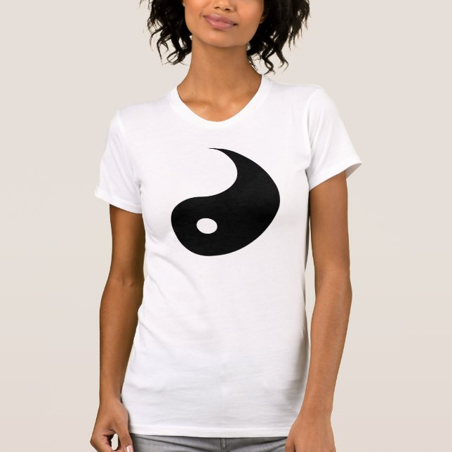 Camiseta T-shirt de Ying, olhares grandes com Yang (Frente)