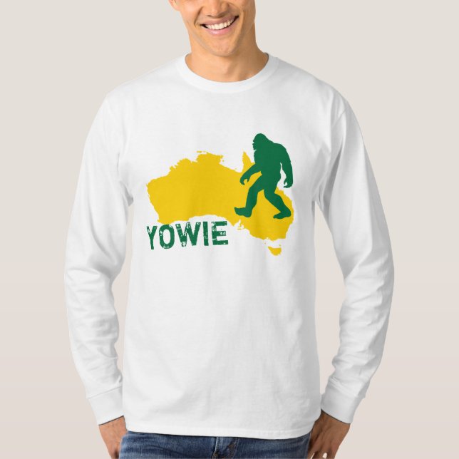 Camiseta T-shirt de Yowie (Bigfoot) (Frente)