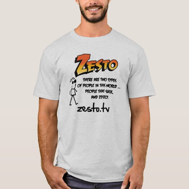 Camiseta T-shirt de Zesto (luz) (Frente)
