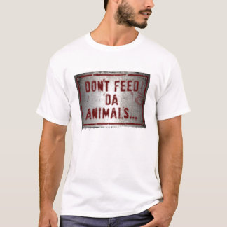 Camiseta T-shirt de Zoe do gorila - não alimente animais da