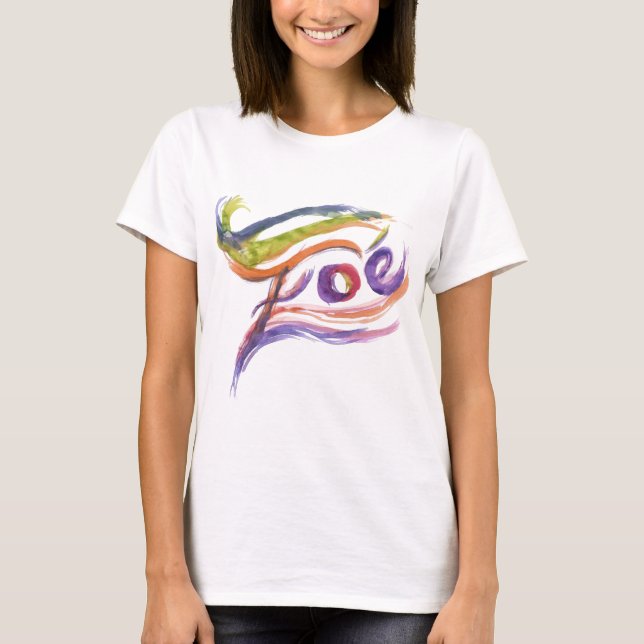 Camiseta T-shirt de Zoe para as meninas (Frente)