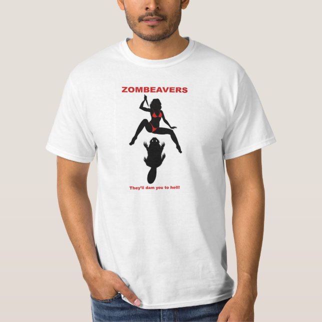 Camiseta T-shirt de ZOMBEAVERS (Frente)