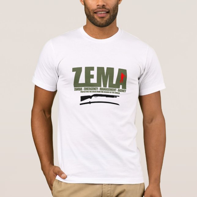 Camiseta T-shirt de Zombie.Emergency.Management.Agency (Frente)