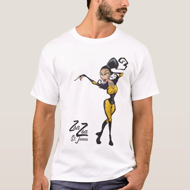 Camiseta T-shirt de Zsa Zsa St James (Frente)