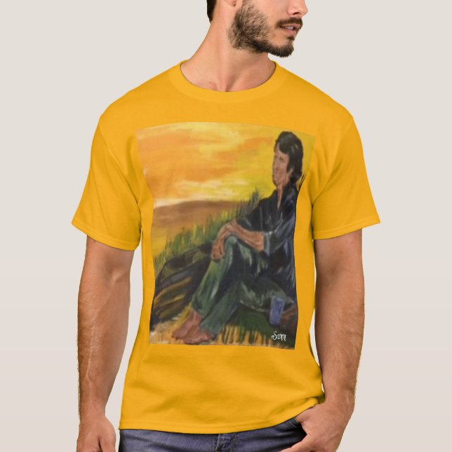 Camiseta T-shirt : Deep In Thought . (Frente)
