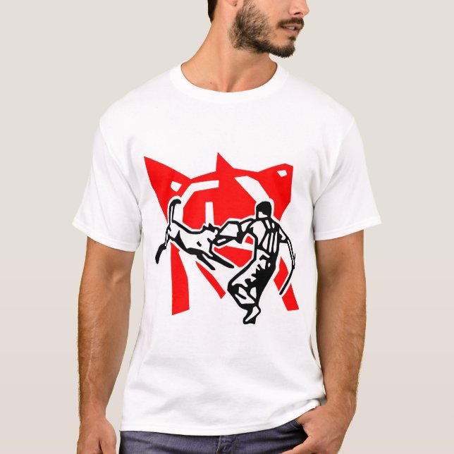 Camiseta T-shirt defence 3 malinois (Frente)