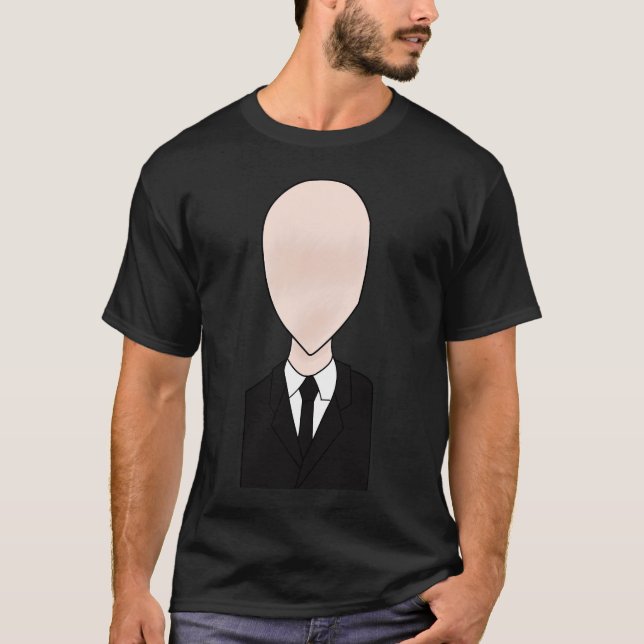 Camiseta T-shirt delgado do homem (Frente)