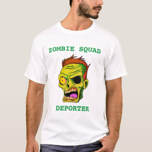 Camiseta T-Shirt Deportador do Esquadrão Zombie