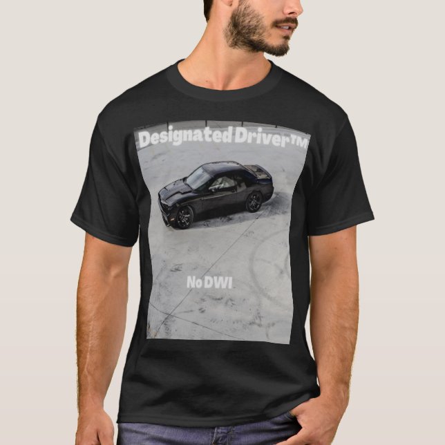 Camiseta T-Shirt Desafiador de Ponta do Driver Designado (Frente)