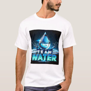 Camiseta T-Shirt Desafio de Água da Equipe   Sr. Beast Insp
