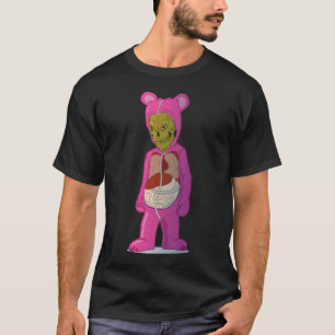 Camiseta T-shirt desânimo do crânio de Pepto