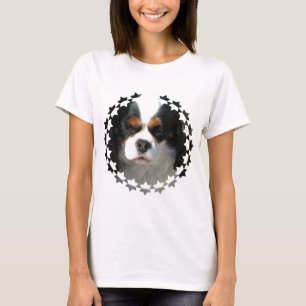 Camiseta T-shirt descuidado das senhoras do cão do Spaniel