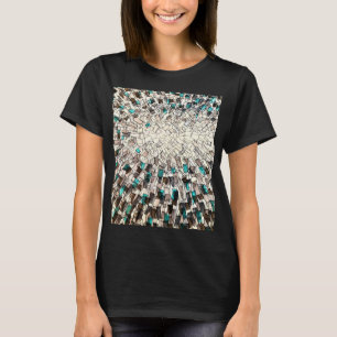 Camiseta T-Shirt Desenho De Vidro Desençado À Mão