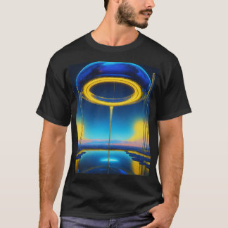 Camiseta T-Shirt"Deserto Étnico Impresso T-Shirt - Tradição