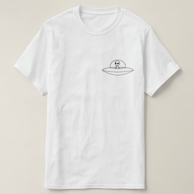 Camiseta T-shirt design alien (Frente do Design)