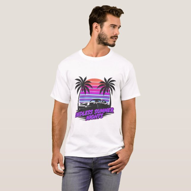 Camiseta T-Shirt Design_Enless Summer Nights (Frente Completa)