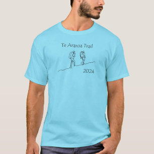 Camiseta T-Shirt (Design Escuro) dos Hikers de Araroa