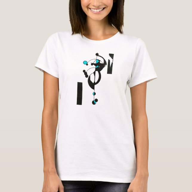Camiseta T-Shirt Design Teal (Frente)