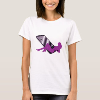 Camiseta T-shirt desonesto da silhueta da agenda