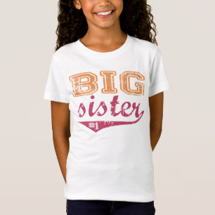 Camiseta T-shirt desportivo da irmã mais velha