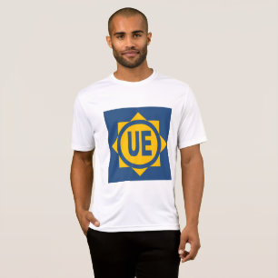 Camiseta T-shirt desporto teck branco homens Desenho UE