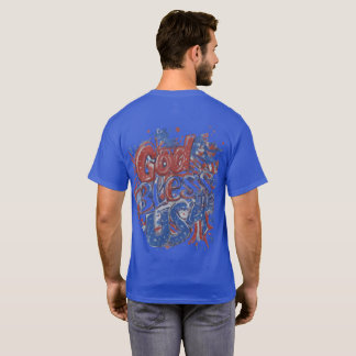 Camiseta T-Shirt deus abençoe USA
