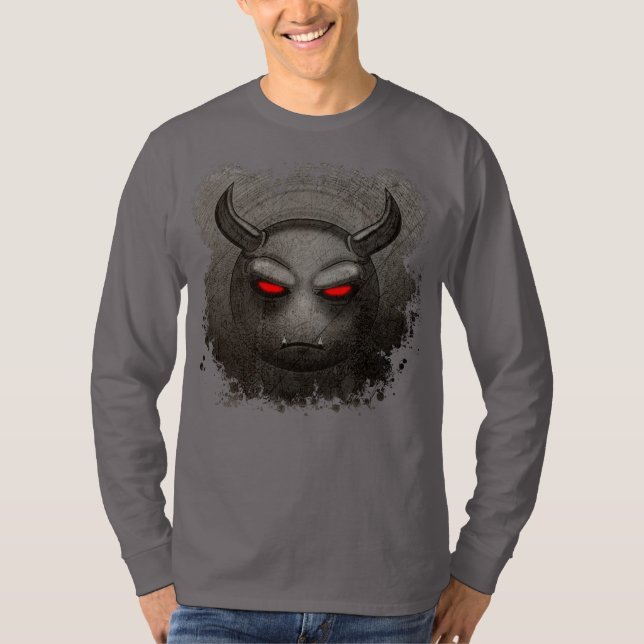 Camiseta T-shirt Devilmoji Vintage (Frente)
