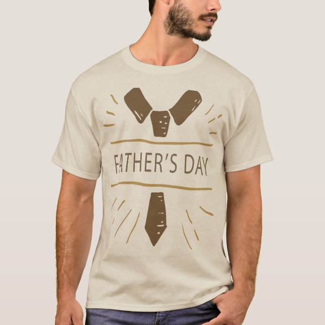 Camiseta T-Shirt "Dia de os pais" - Dia de Pai de Celebraçã (Frente)