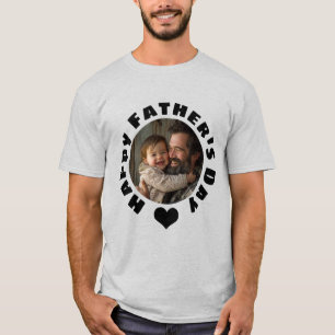 Camiseta T-Shirt Dia de os pais Personalizado com Fotografi