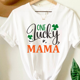 Camiseta T-Shirt Dia de São Patrício De Mamãe Feliz