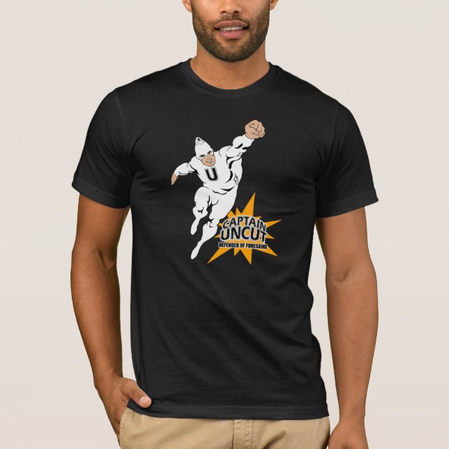 Camiseta T-shirt (dianteiro) do capitão Uncut (Frente)