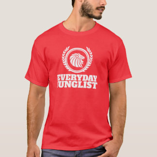 Camiseta T-shirt diário de Junglist - cilindro de DNB &