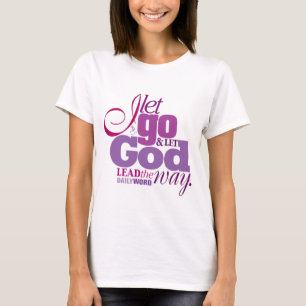 Camiseta T-shirt DIÁRIO do deus de WORD® "deixe vão,