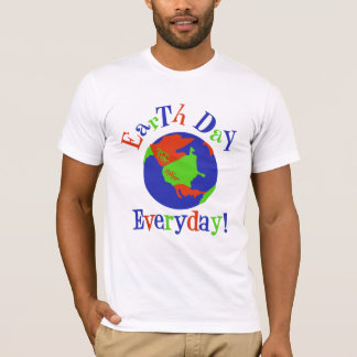 Camiseta T-shirt diário do Dia da Terra
