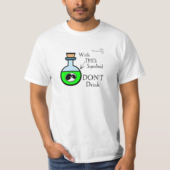 Camiseta T-Shirt Dica RPG (Frente)